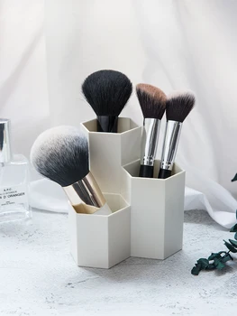

OUSSIRRO Makeup brush storage tube beauty makeup brush finishing box cosmetic storage box brush eyebrow pencil brush tube L2090