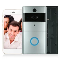 720 P Wi-Fi визуальное вызывное устройство телефон двери Поддержка камера с инфракрасным ночным видом и PIR с помощью приложения на телефоне дистанционного Управление для дверь контроль доступа входа