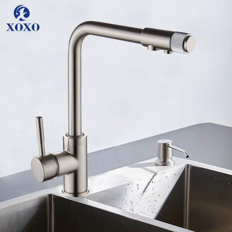 XOXO Kitchen Purify Faucets Drinking Water Filter Kitchen Deck Mounted Mixer Tap Pure Water Filter  - 32994162578