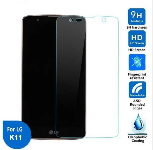 2pcs For LG K11 tempered glass 9H 2.5D 0.26mm Protective Glass Screen protector film K 11 Shield Guard | Мобильные телефоны и