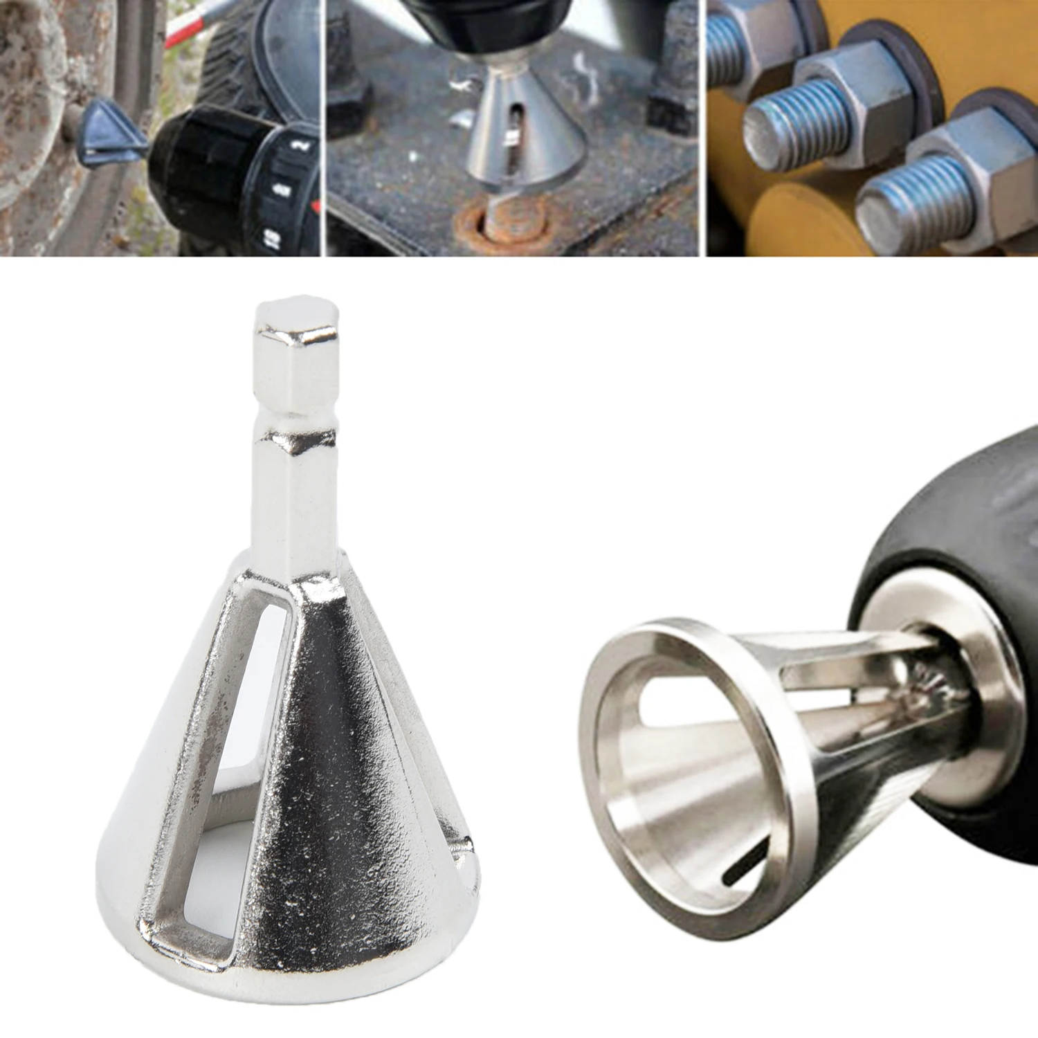 Deburring внешний инструмент сверла фаски шестигранное сверление хвостовиком для