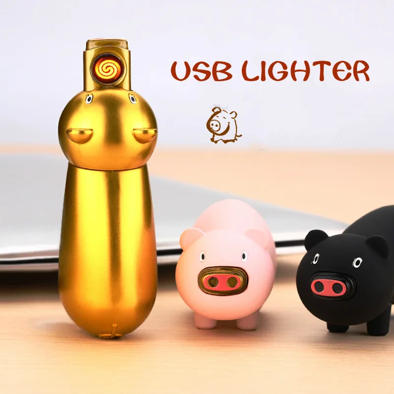 Creative Cute Tesla Coil USB Lighter Rechargeable Windproof Protable