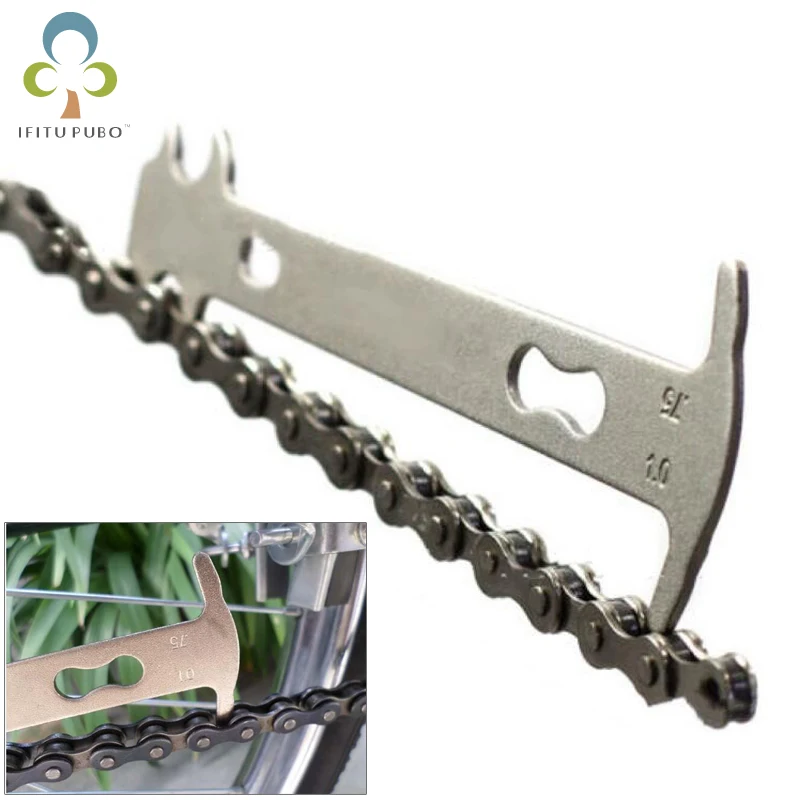 

1 Bicycle Chain Wear Indicator Checker Mountain Road Bike MTB Chains Gauge Measurement Ruler Cycling Replacement Repair Tool GYH