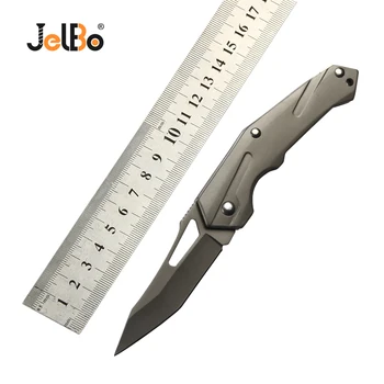 

JelBo Folding Knife Steel Body High Hardness Pocket Knife Portable Camping Hunting Knife Survival Tools Self-protected