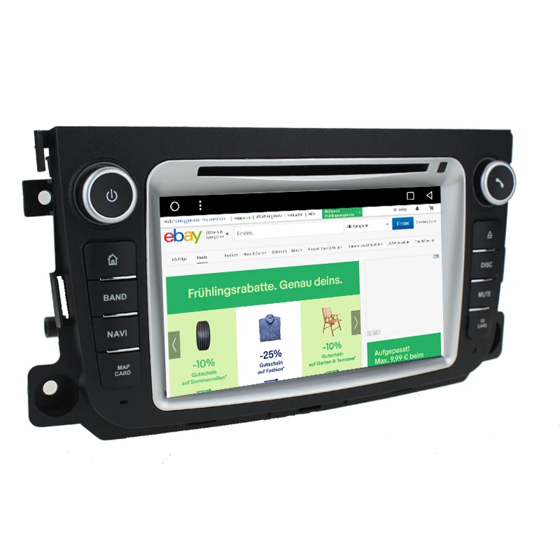 Cheap HIFIF 7 inch Quad Core 2 GB Android 7.1 Car DVD player For Benz Smart Fortwo 2012- with Radio GPS/Bluetooth/maps/wifi 1024*600 4