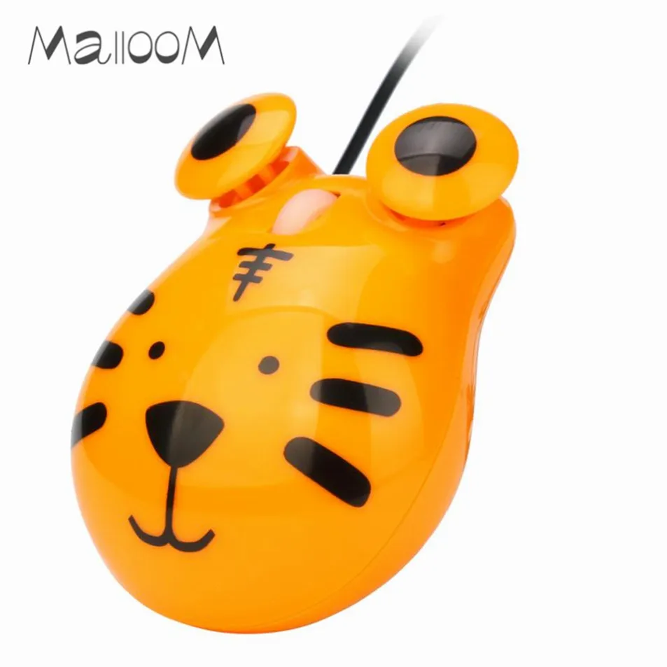 Malloom 1200 dpi Проводные оптические Игры мышь милые животные мыши USB мышь геймер для ПК ноутбук мышь дропшиппинг