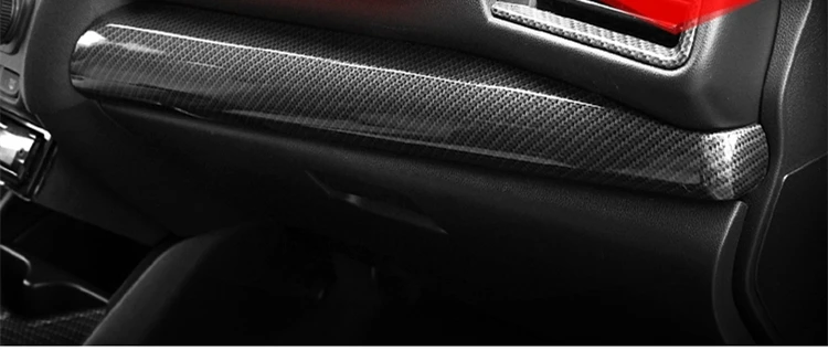 Для HONDA FIT JAZZ 2016 2018 углеродное волокно салона автомобиля со пилот панель приборной