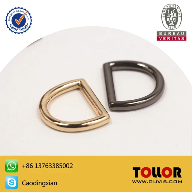 High Quality 3 4 Gold Cast Zinc D Ring For Bag Silver Metal High Quality 3 4 Gold Cast Zinc D Ring For Bag Silver Metal