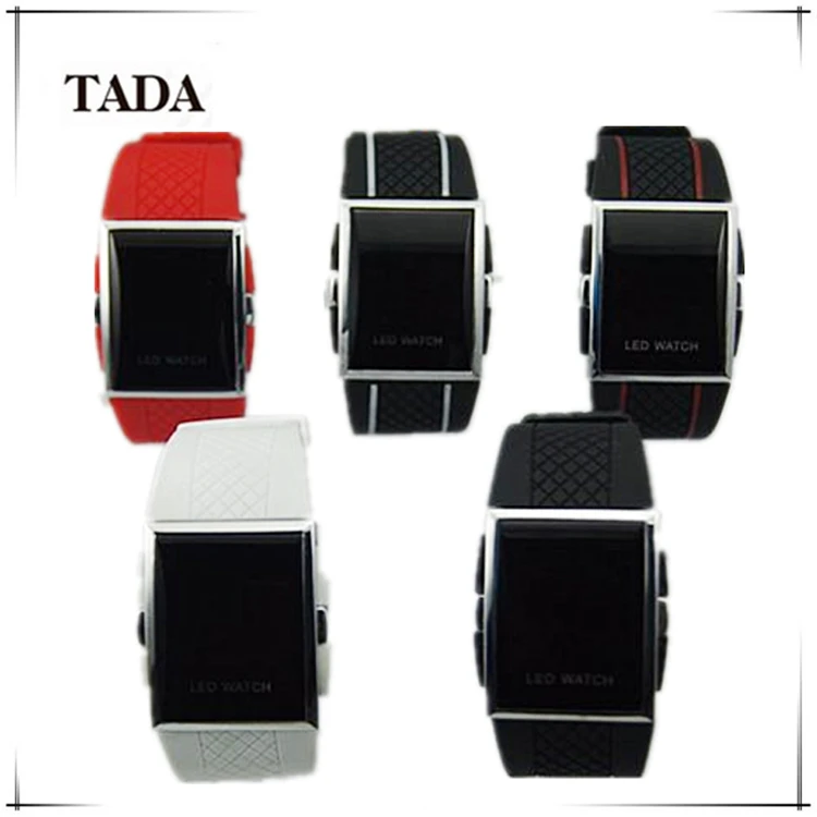 Модные спортивные Брендовые Часы Tada Мужские Цифровые прямоугольный браслет наручные часы женские уличные военные унисекс светодиодный повседневные часы