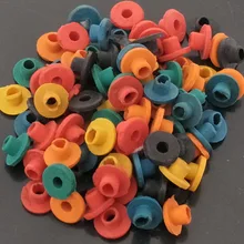 1000 шт T Тип Новое поступление Горячая татуировка аксессуар красочные резиновые татуировки втулки соски полоса для поставка машинок для татуировки