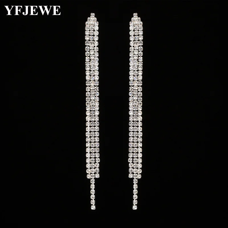 Fashion Earrings Wedding Crystal Type of Women's Exaggerated leaves Women Jewelry Drop Earrings Luxurious Crystal Earrings E475 photo