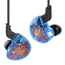 KZ ZS10 наушники вкладыши 10 драйвер блок HIFI DJ с микрофоном Бег Спорт стерео гарнитура 3,5 мм Штекер кабель X6 ZST ZSN AS16 PRO