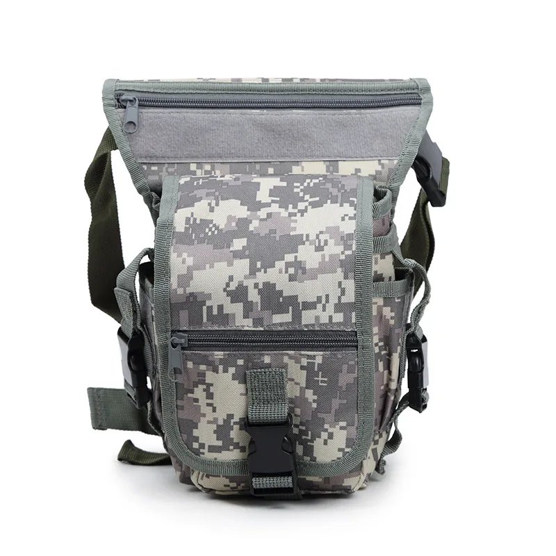 

Men Camouflage Waterproof Waist Leg Bag Outdoor MOLLE Pack Belt Messenger Military Drop Hiking Camping Army Tactical