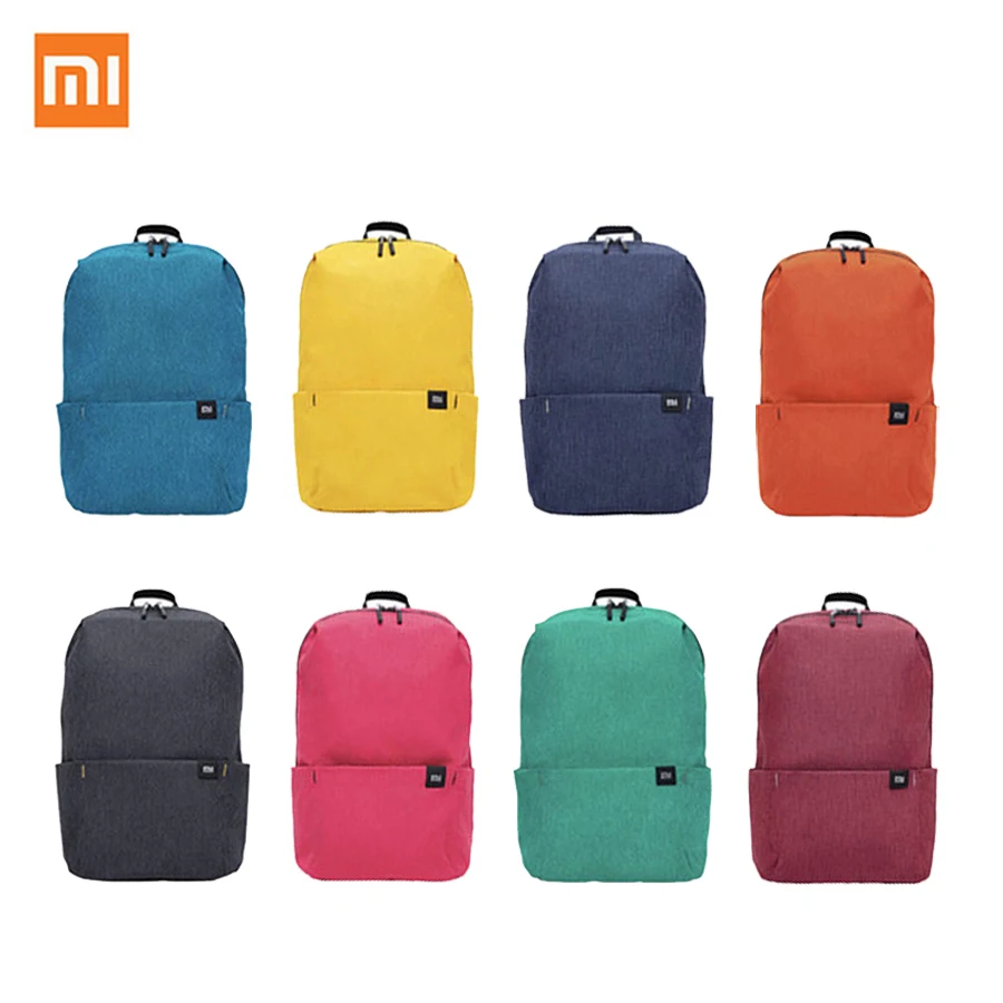 Оригинальный рюкзак Xiaomi Mi 10л сумка 8 видов цветов 165 г Городской Спортивный