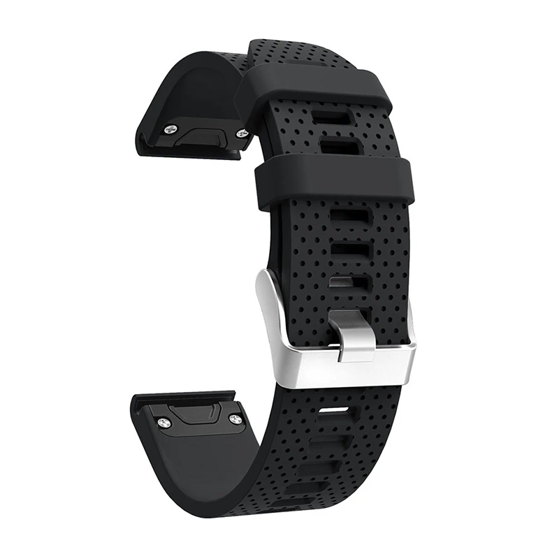 JKER-Replacement-Soft-Silicone-Quick-Release-Watchband-Strap-For-Garmin-Fenix-5S-GPS-Watch