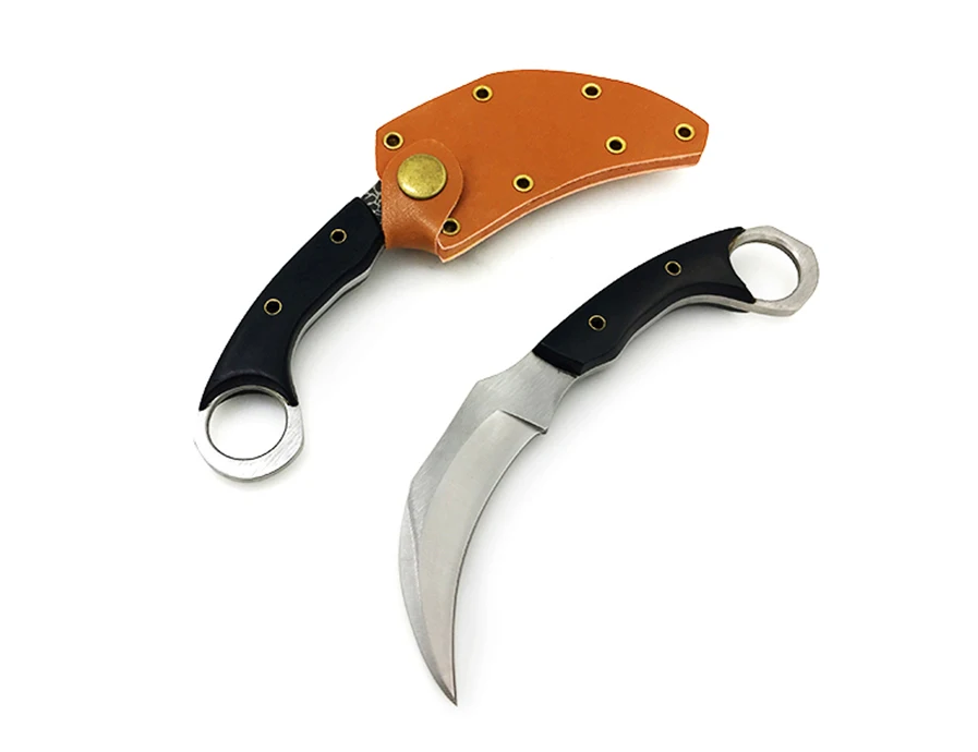 BGT Karambit фиксированный нож CS GO тактические походные боевые ножи для выживания
