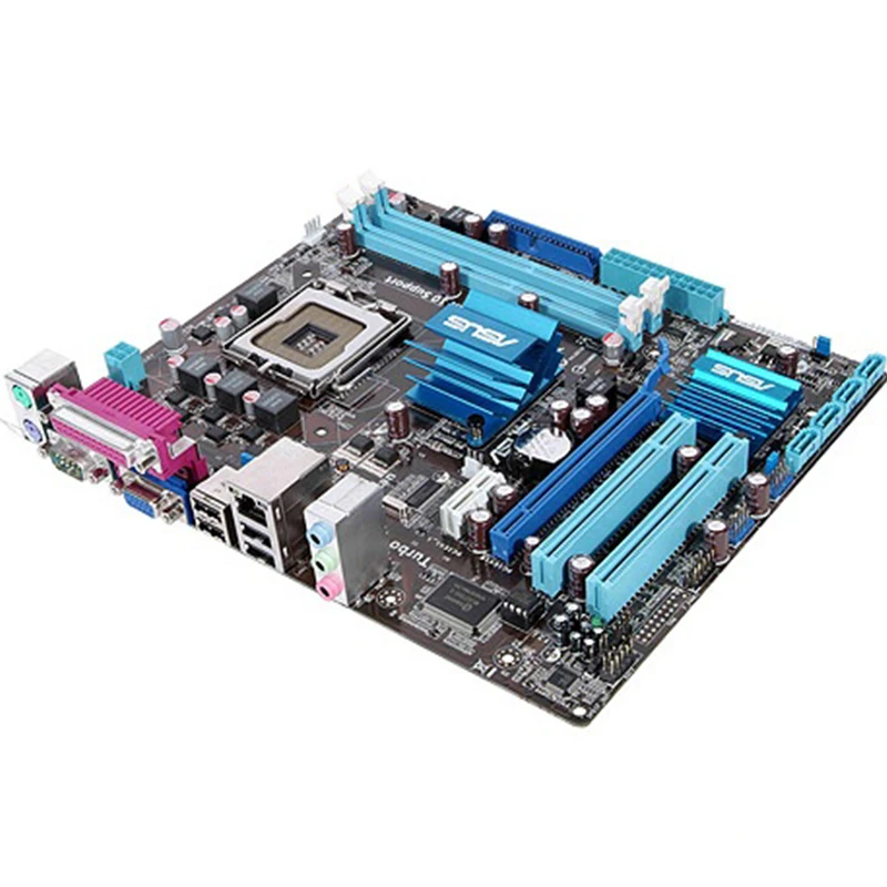 Материнская плата ASUS P5G41T-M LX LGA 775 DDR3 8 ГБ для Intel G41 P5G41T-M LX настольная системная плата SATA II PCI-E X16 б/у