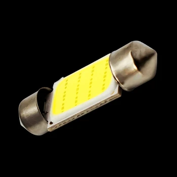 

10pcs 36mm C5W C10W DE3423 DE3425 Festoon COB led Car Licence Plate Light Auto housing Interior Dome lamps Reading Lights