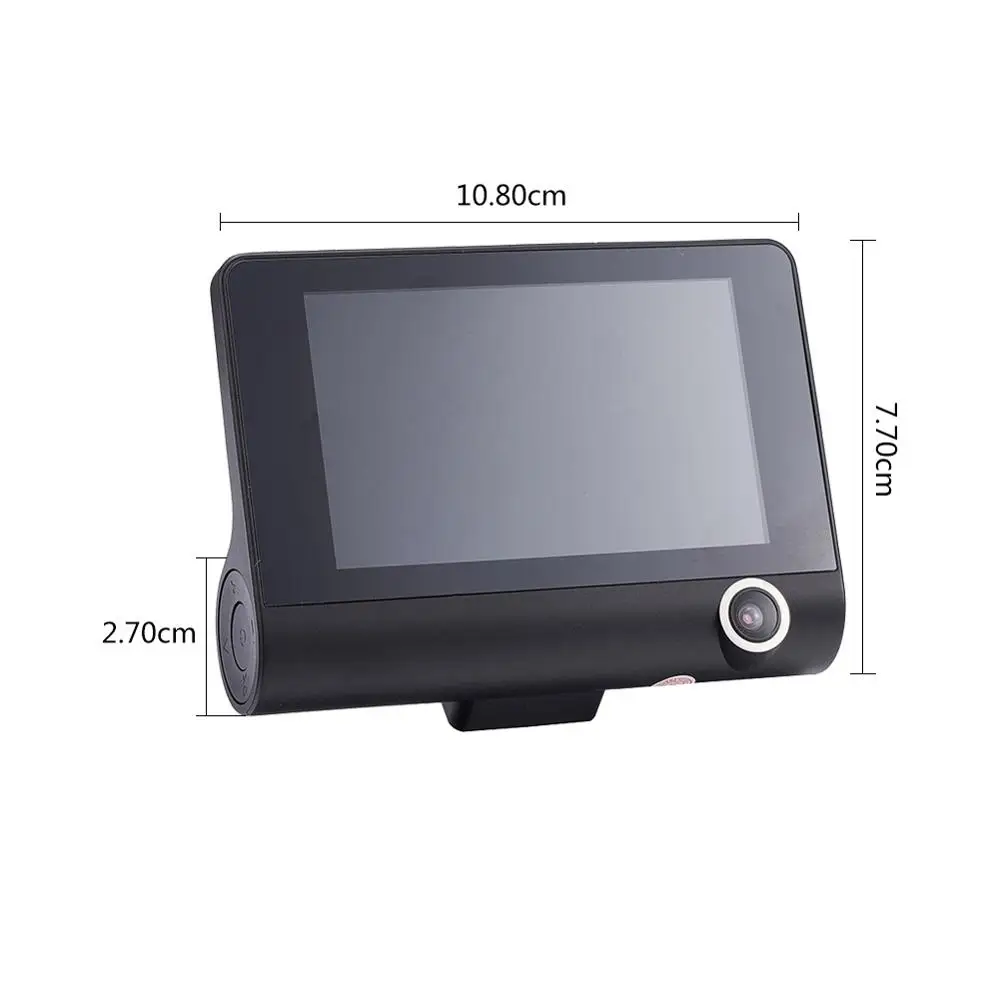  170 ° Weitwinkel Aufnahme Auto DVR Drei-weg High-speed Full HD 1080P Fahren Recorder Dual objektiv 