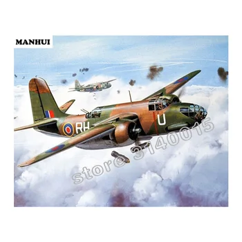 

Diamond Mosaic Painting Cross Stitch Aircraft picture Square Full Decorative Diy Diamond Embroidery Fashion Gifts BAC076