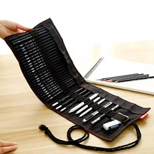 Bgln студента эскиз сумка, тонкий кошелек, складной холст занавес, 36-отверстие цвет простая сумка для ручек, кнопка ручки товары для рукоделия