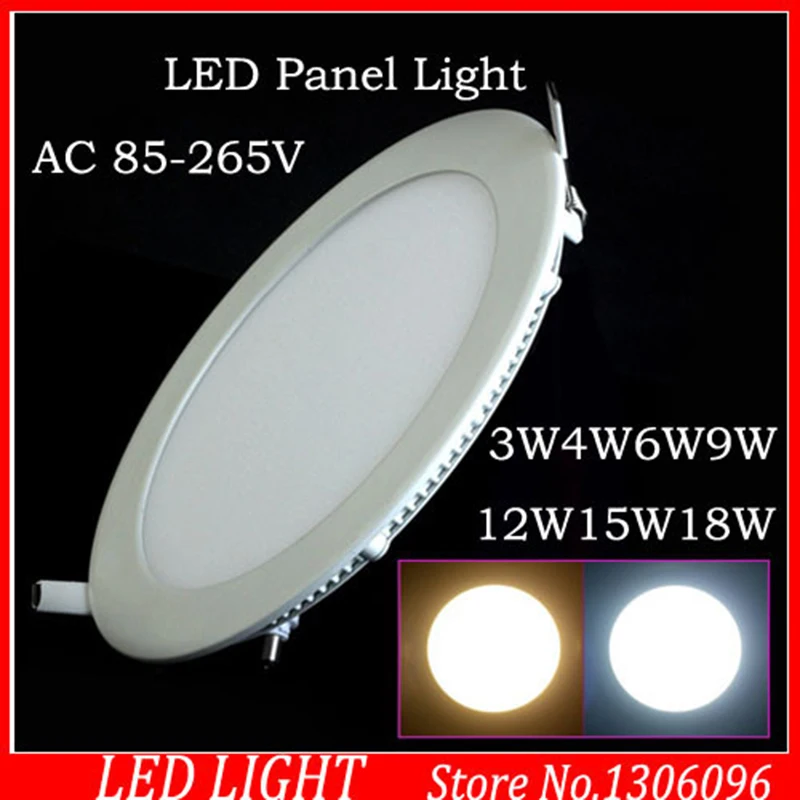 

3W/4W/6W/9W/12W/15W/18W Ultra thin led Flat lamp Warm White energy saving ultrathin Ceiling lamp for kitchen bathroom