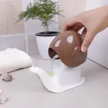 Красивый Творческий мультяшный в форме улитки портативный дозаторы жидкого мыла пресс душ шампунь бутылки с дозатором аксессуары для ванной комнаты