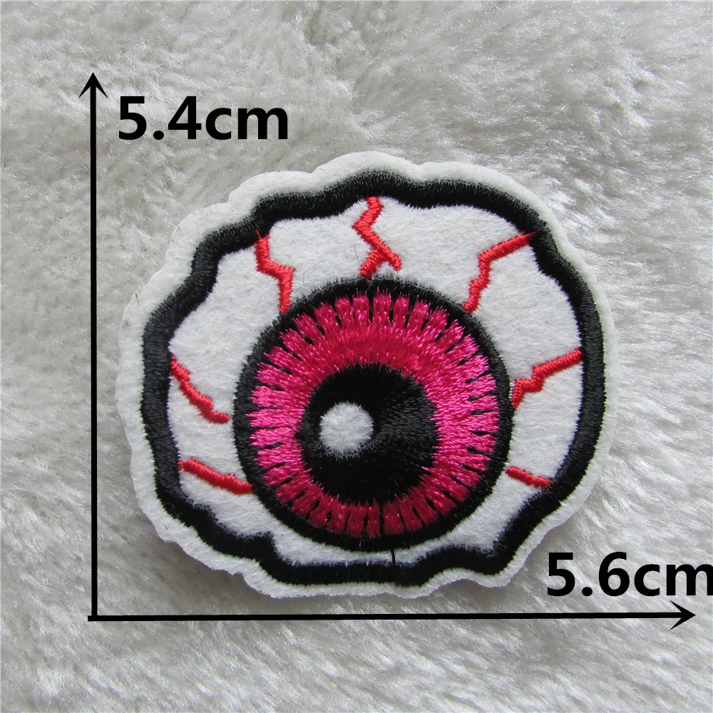 1pcs Evil Eyes Embroidered Cloth Iron On Sew Applique badges