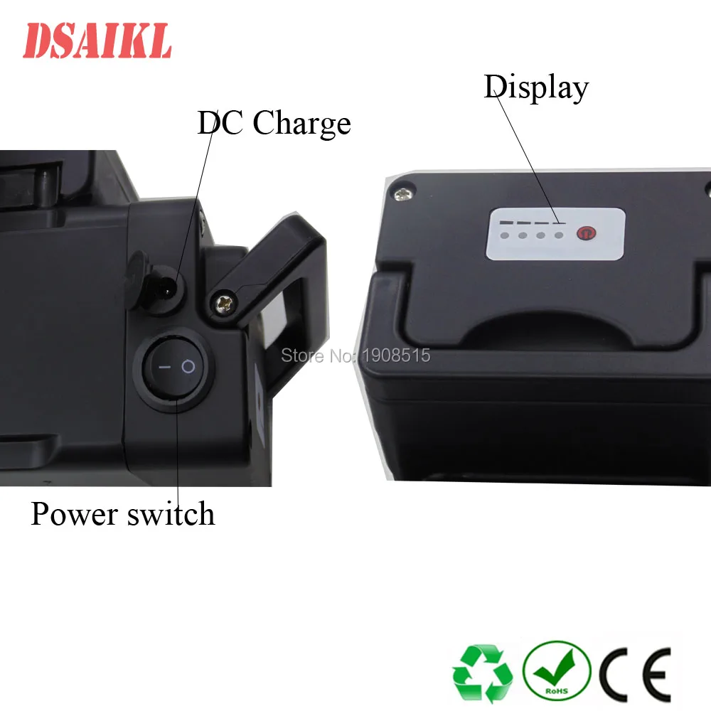 Cheap Seat post mounting fro g battery case 24V 36V empty battery case 4