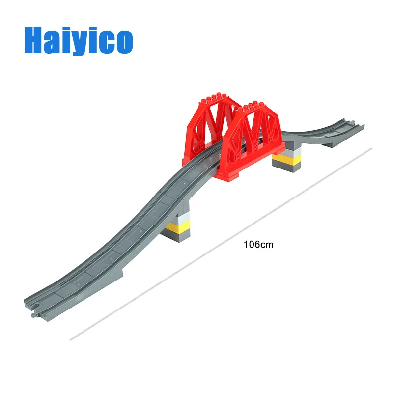 Ferris wheel Big Building Blocks Accessories Assembly Compatible With Duplo Basics Bricks Rail Bus Pirate Ship BABY Toys gifts