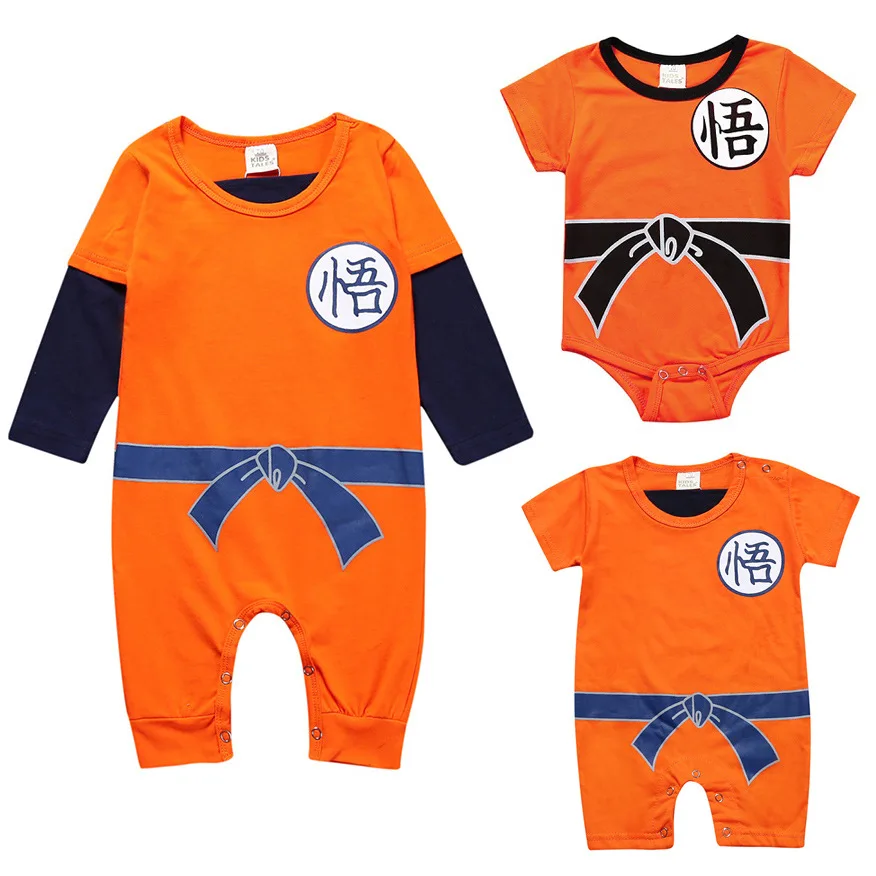 Dragon Ball niños mono recién nacidos niños niñas ropa monos Bebe Halloween Disfraces ropa para Bebé Ropa bodysuits Dragon Ball niños mono recién nacidos niños niñas ropa monos Bebe Halloween Disfraces ropa para Bebé Ropa bodysuits