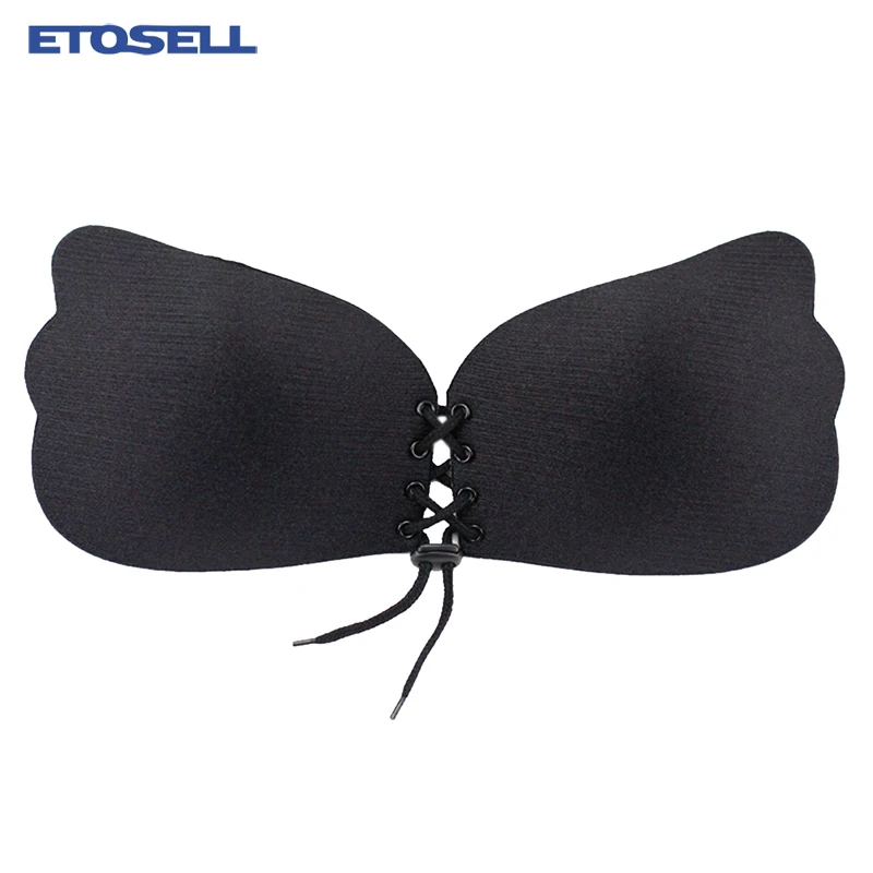 Women's Seamless Bra Silicone Sticky Backless bra Top Silicon Stick on
