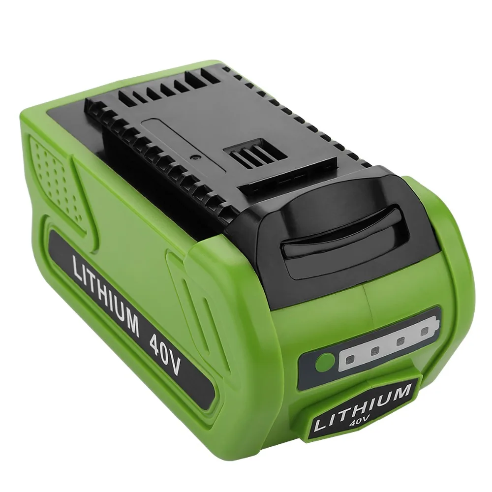 ELEOPTION 40V 6000mAh battery for GreenWorks 40V G-MAX Power Tools 29252 20202 22262 25312 25322 20642 22272(Not for Gen 1