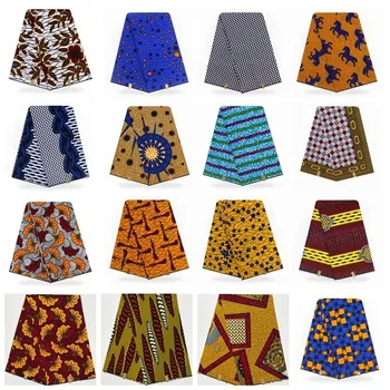 

Soft Hot Wax Veritable Nigeria Ankara Print 6yard African Veritable Real Pagne Wax Veritable Wax Tissus Sewing Material