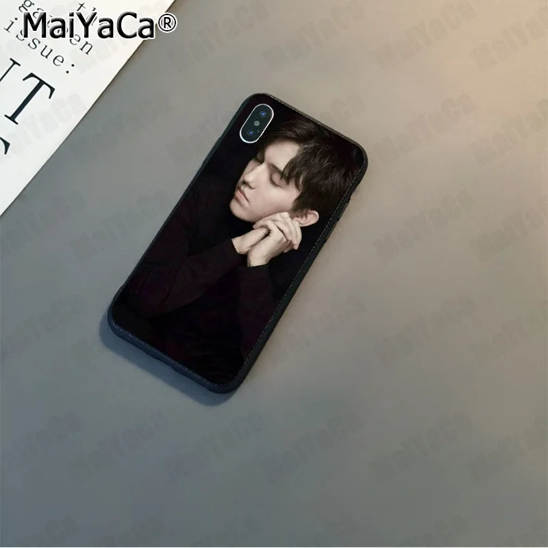 MaiYaCa singer Dimash Kudaibergen Роскошный чехол для телефона Apple iphone 11 pro 8 7 66S Plus X 5s SE XS XR XS максимальный чехол - Цвет: 7