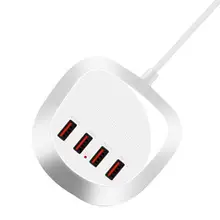 4 порта USB настенное зарядное устройство несколько USB путешествия портативный адаптер DC5V 4A 2.4A все в одном телефоне Быстрая Зарядка с usb-разъемом