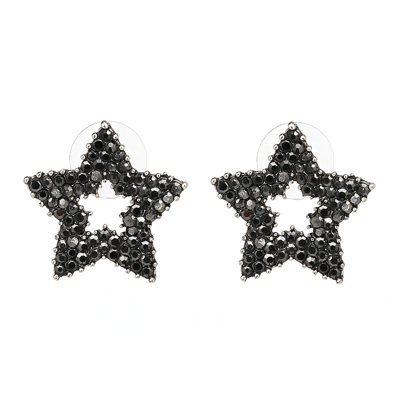 JURAN Star серьги-гвоздики элегантные блестящие трендовые серьги с кристаллами для женщин серьги Модные ювелирные изделия W3408