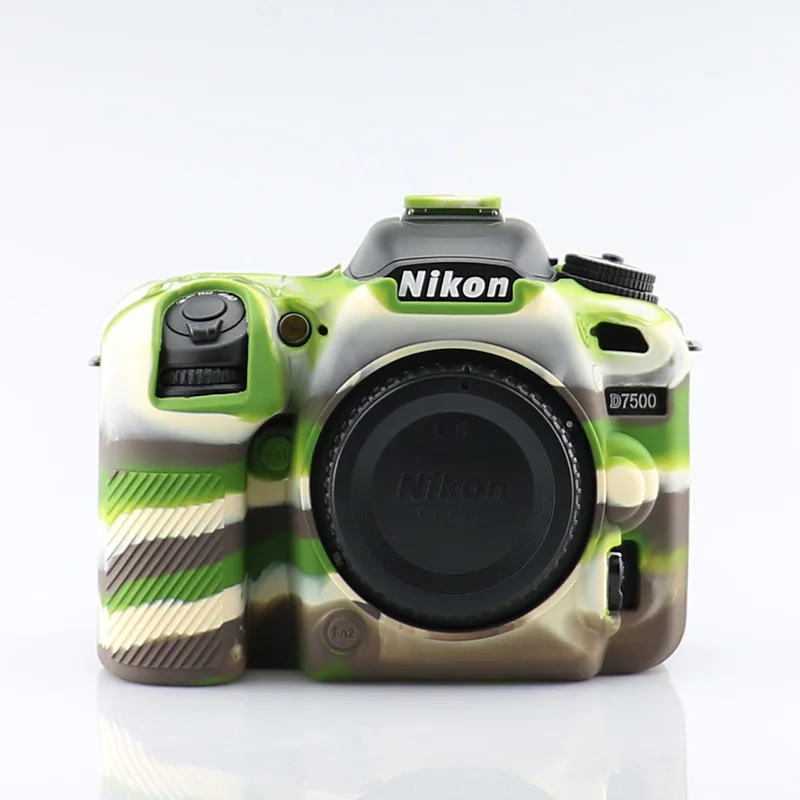 DSLR Камера Сумка Силиконовые Камера чехол кожи для Nikon D7500 Камера резиновый корпус Чехол протектор видео сумка для объектива