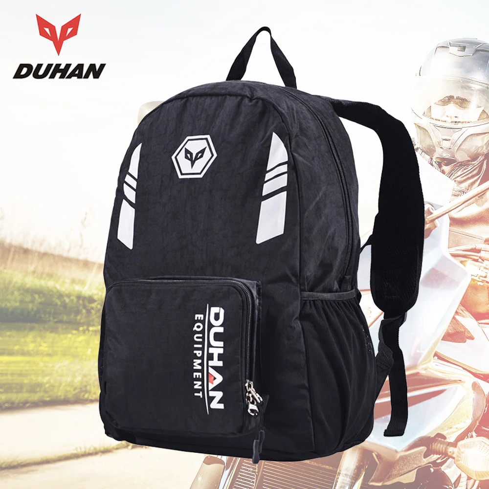 Рюкзак мужской/женский мотоциклетный складной отражающий|moto backpack|helmet bagmotorcycle bag |