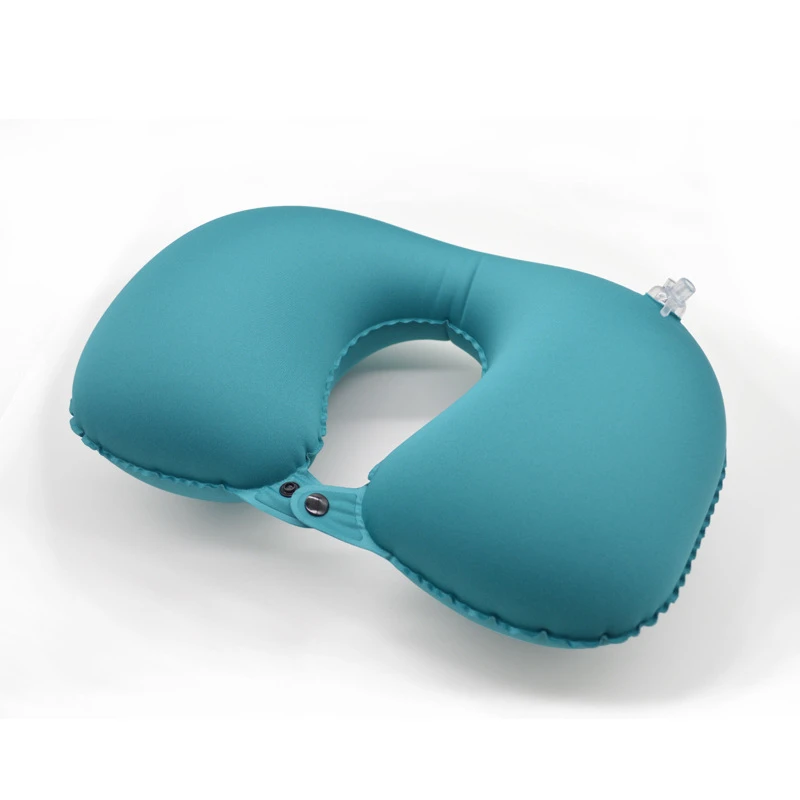 1PCS Fashion U Shaped Travel Pillow Car Air Flight Inflatable Pillows Neck Support Headrest