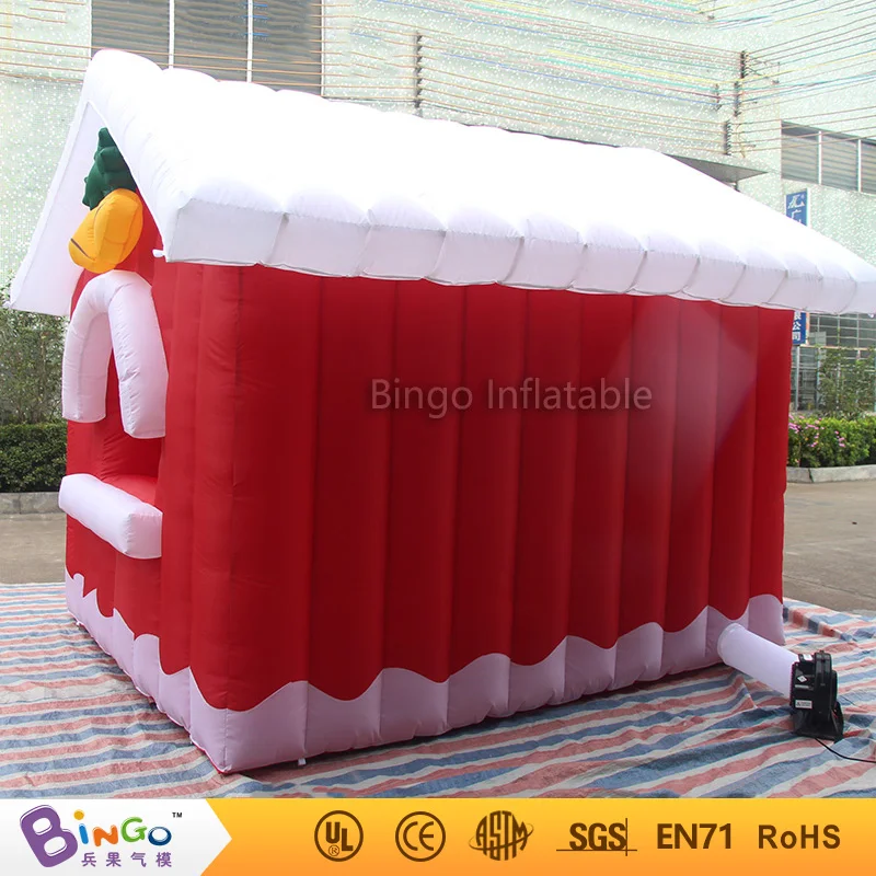  Free Delivery Decoration items 3.8X3.2X2.7 Meter inflatable christmas kids house tents hot sale blo
