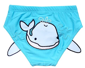 Одежда для купания для мальчиков; треугольные плавки для От 1 до 5 лет; одежда для купания для маленьких детей; милый детский купальник с рисунком животных; SW029-CGR3 - Цвет: sky blue