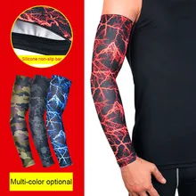 Outdoor Cycling Camo Printed Arm Sleeves Sun Protection Bike Basketball Compression Arm Warmers Ridding Cuff Sleeves