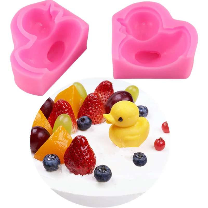 Cute Cartoon Duck Soap Mold Fondant Mold Resin Clay Chocolate Candy