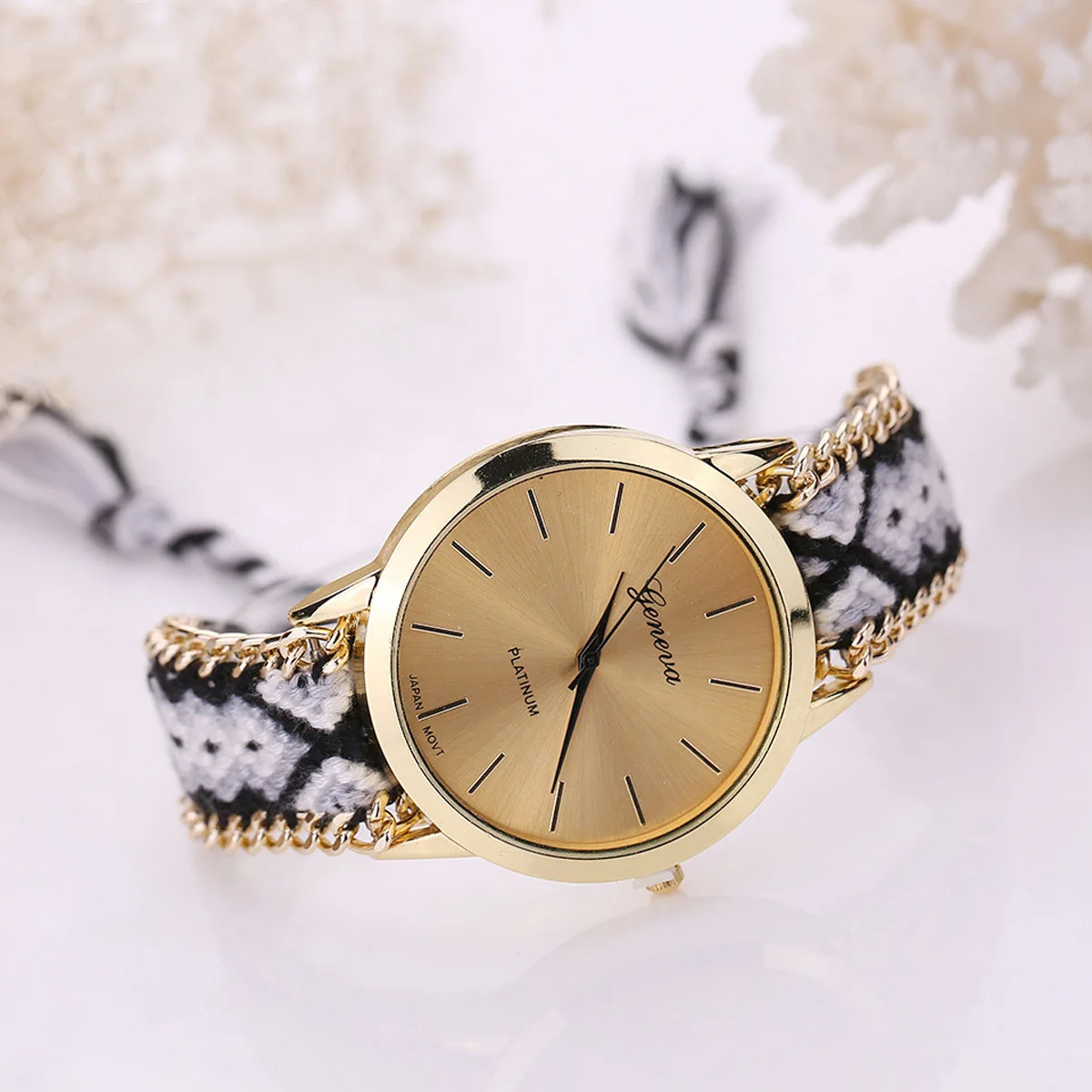 Fashion Handmade Casual Geneva Quartz Women Girls Braided Colorful Friendship Bracelet Watch Relogio Feminino Gift Dress Watches
