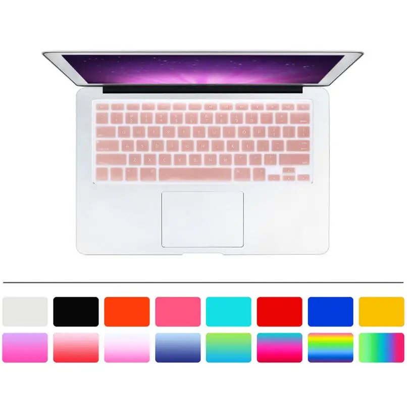 Силиконовый чехол для клавиатуры мембрана силиконовая форма Macbook 13/15/17 дюймов