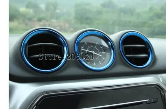 5 шт. для Suzuki vitara Кондиционер Выход украшение кольцо покрытие автомобильные аксессуары переоборудование интерьера