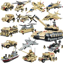 DIY Educational plastic children font b toys b font counter terrorism unit sea cruiser Building Block