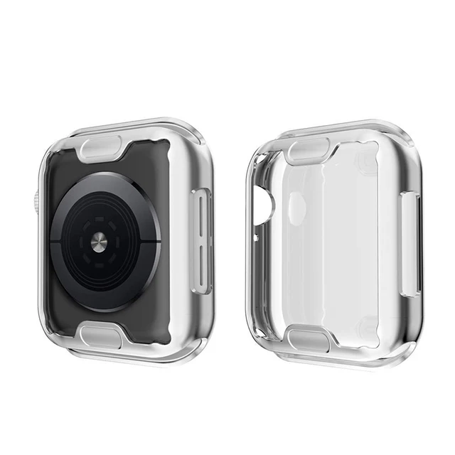 360 schlank Uhr Abdeckung für Apple Uhr Fall 6 SE 5 4 3 2 1 42MM 38MM Weichen klar TPU Screen Protector für iWatch 4 3 44MM 40MM cheap ProBefit RUBBER CN (Herkunft) Uhrengehäuse For Apple watch 360 schlank Uhr Abdeckung für Apple Uhr Fall 6 SE 5 4 3 2 1 42MM 38MM Weichen klar TPU Screen Protector für iWatch 4 3 44MM 40MM cheap ProBefit RUBBER CN (Herkunft) Uhrengehäuse For Apple watch