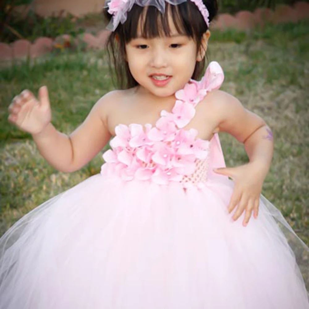8 Color Flower Girl Tutu Dresses Purple 